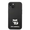 iPhone 14 Karl Lagerfeld Choupette szilikon tok fekete (KLHCP14SSLCTBK) - 4. kép