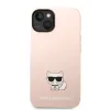 iPhone 14 Plus Karl Lagerfeld Choupette szilikon tok rózsaszín (KLHCP14MSLCTPI) - 0. kép