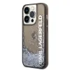 iPhone 14 Pro Karl Lagerfeld Translucent Liquid Glitter tok fekete (KLHCP14LLCKVK) - 0. kép