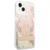 iPhone 14 Plus Guess Paisley Liquid Glitter tok arany (GUHCP14MLFLSD) - 2. kép