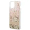 iPhone 14 Plus Guess Paisley Liquid Glitter tok arany (GUHCP14MLFLSD) - 3. kép