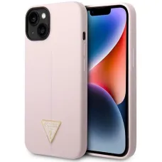 iPhone 14 Plus Guess Szilikon Triangle tok lila (GUHCP14MSLTGU)