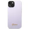 iPhone 14 Guess Silicone Vintage tok lila arany logóval (GUHCP14SSLSMU) - 3. kép