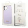 iPhone 14 Guess Silicone Vintage tok lila arany logóval (GUHCP14SSLSMU) - 4. kép
