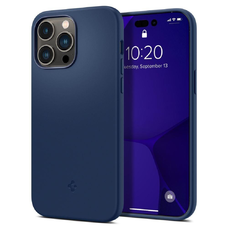 iPhone 14 Pro Max Spigen Silicone Fit MagSafe-kompatibilis tok tengerészkék (ACS04847)