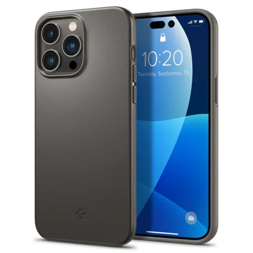 iPhone 14 Pro Spigen Thin Fit ultravékony tok Gunmetal szürke (ACS04782) iPhone 14 Pro Spigen Thin Fit ultravékony tok Gunmetal szürke (ACS04782)