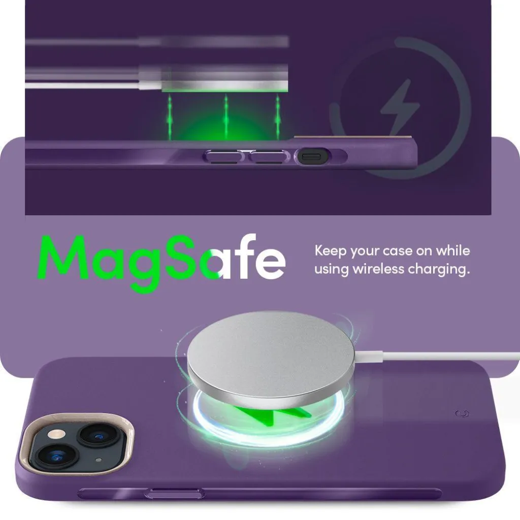 iPhone 14 Spigen Cyrill Ultra Color MagSafe-kompatibilis tok Taro (ACS05491) - 7