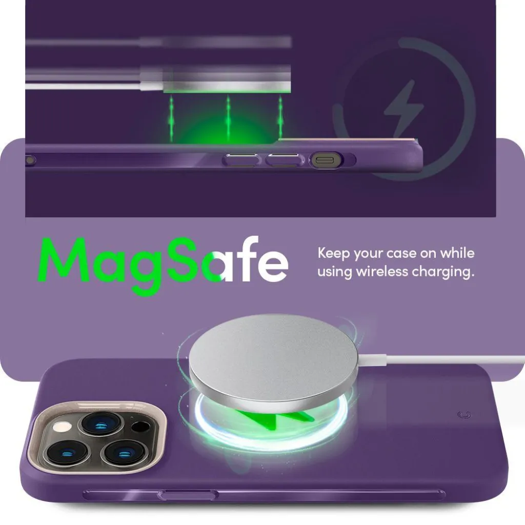 iPhone 14 Pro Max Spigen Cyrill Ultra Color MagSafe-kompatibilis tok Taro (ACS05488) - 10