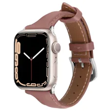Apple Watch 4/5/6/7/8/9/10/SE (38/40/41 mm) Spigen Cyrill Kajuk óraszíj rózsaszín