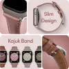 Apple Watch 4/5/6/7/8/9/10/SE (38/40/41 mm) Spigen Cyrill Kajuk óraszíj rózsaszín - 3. kép