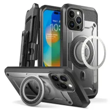 iPhone 14 Pro Max Supcase UB Pro Mag MagSafe kompatibilis tok fekete