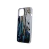 Samsung Galaxy S21 FE Gold Glam tok Feathers - 0. kép