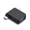 Ugreen OTG USB adapter USB 3.2 Gen 1 (5Gbps) - USB Type C / micro USB fekete (30453) - 1. kép