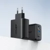 Acefast 2 az 1-ben hálózati töltő adapter GaN 65W USB Type C / USB, HDMI adapter 4K@60Hz + USB Type C kábel 1.8m, fehér (A17) - 1. kép