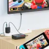 Acefast 2 az 1-ben hálózati töltő adapter GaN 65W USB Type C / USB, HDMI adapter 4K@60Hz + USB Type C kábel 1.8m, fehér (A17) - 2. kép