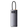 Baseus Metal Gleam Series 6 az 1-ben dokkoló, HUB USB Type C Power Delivery 100 W / 2x HDMI 4K 30 Hz / 3x USB 3.2 Gen 1 szürke (WKWG030113) - 2. kép