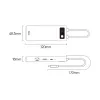 Baseus Metal Gleam Series 7 az 1-ben dokkoló, HUB USB Type C - 1 x HDMI / 1 x VGA / 3 x USB 3.2 Gen. 1/1 x Power Delivery / 1 x RJ-45 Ethernet szürke (WKWG040013) - 0. kép