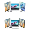 Baseus Metal Gleam Series 7 az 1-ben dokkoló, HUB USB Type C - 2 x HDMI / 3 x USB 3.2 Gen. 1/1 x Power Delivery / 1 x RJ-45 Ethernet szürke (WKWG040113) - 3. kép