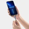 Baseus Crystal Shine gyors töltős adatkábel USB Type C - Lightning 20W 1.2m fekete (CAJY000201) - 2. kép