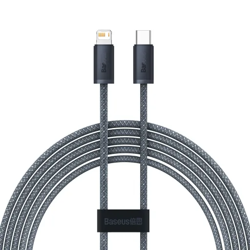 Baseus Dynamic USB Type C - Lightning kábel 2m, Power Delivery 20W sivá (CALD000116)
