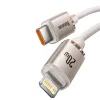 Baseus Crystal Shine USB Type C - Lightning gyorstöltő kábel 20W 1,2m rózsaszín (CAJY001304) - 0. kép