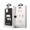 iPhone 14 Karl Lagerfeld Karl Head MagSafe szilikon tok fekete (KLHMP14SSLKHBK) - 1. kép