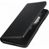 Samsung Galaxy Z Fold 3 Samsung EF-FF926LBE Leather bőr gyári fliptok fekete (S Pent nem tartalmaz) - 1. kép