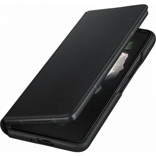 Samsung Galaxy Z Fold 3 Samsung EF-FF926LBE Leather bőr gyári fliptok fekete (S Pent nem tartalmaz) Samsung Galaxy Z Fold 3 Samsung EF-FF926LBE Leather bőr gyári fliptok fekete (S Pent nem tartalmaz)