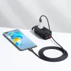 Baseus Crystal Shine gyors töltős adat kábel USB Type A - USB Type C 100W 2m fekete (CAJY000501) - 4. kép