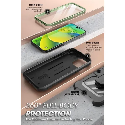 iPhone 14 Pro Supcase Unicorn Beetle Pro tok Guldan