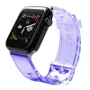 Apple Watch 4/5/6/7/8/SE/Ultra (42/44/45/49mm) Strap Light Silicone óraszíj lila - 2. kép