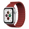 Apple Watch 4/5/6/7/8/SE/Ultra (42/44/45/49mm) Kingxbar mágneses óraszíj piros - 0. kép