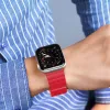 Apple Watch 4/5/6/7/8/SE/Ultra (42/44/45/49mm) Dux Ducis mágneses óraszíj piros - 3. kép