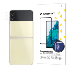 Samsung Galaxy Z Flip 3 Wozinsky 9H teljes kameralencse védő üvegfólia