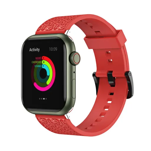 Apple Watch 4/5/6/7/8/SE (38/40/41mm) Strap Y óraszíj piros