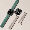 Apple Watch 4/5/6/7/8/SE/Ultra (42/44/45/49mm) Mágneses óraszíj barna - 1. kép