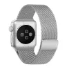 Apple Watch 4/5/6/7/8/SE (38/40/41mm) rozsdamentes acél mágneses óraszíj piros - 0. kép