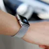 Apple Watch 7/8 41mm rozsdamentes acél mágneses óraszíj piros - 3. kép