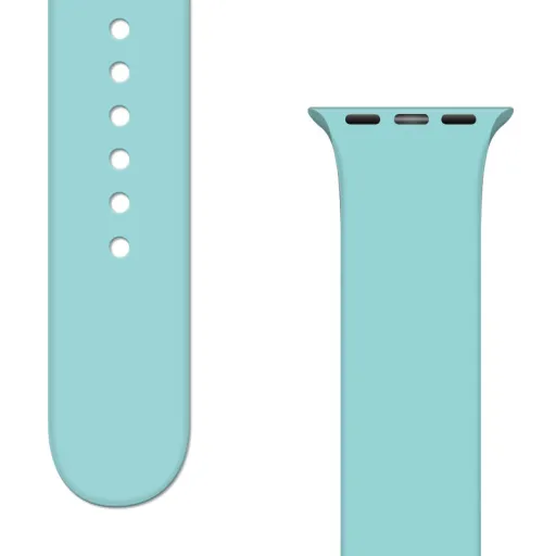 Apple Watch 4/5/6/7/8/SE (38/40/41mm) Silicone APS óraszíj menta