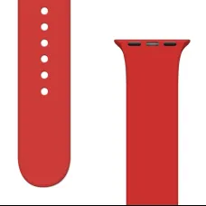 Apple Watch 4/5/6/7/8/SE/Ultra (42/44/45/49mm) Silicone APS óraszíj piros