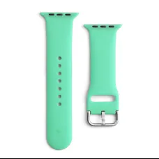 Apple Watch 4/5/6/7/8/SE (38/40/41mm) Silicone APS óraszíj menta