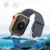 Apple Watch 4/5/6/7/8/SE/Ultra (42/44/45/49mm) Silicone APS óraszíj fekete - 1. kép
