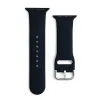 Apple Watch 4/5/6/7/8/SE/Ultra (42/44/45/49mm) Silicone APS óraszíj fekete - 0. kép