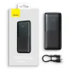 Baseus Pro powerbank 10000mAh 20W + USB - Type C 3A 0.3m kábel fekete (PPBD040201) - 4. kép