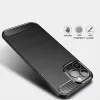 iPhone 14 Carbon szénszál mintájú TPU tok fekete - 3. kép