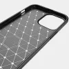 iPhone 14 Pro Max Carbon szénszál mintájú TPU tok fekete - 2. kép