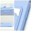 iPhone 12/12 Pro Card Case Szilikon tok hátlapi kártyatartóval lila - 4. kép