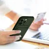 iPhone 14 Pro Card Case Szilikon tok hátlapi kártyatartóval zöld - 2. kép