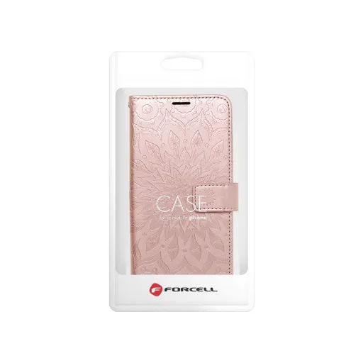 iPhone 14 Plus Forcell MEZZO mandala mintás fliptok rose gold iPhone 14 Plus Forcell MEZZO mandala mintás fliptok rose gold