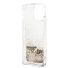 iPhone 14 Pro Guess GUOHCP14LGLHFLGO Liquid Glitter Charms PC tok arany - 0. kép